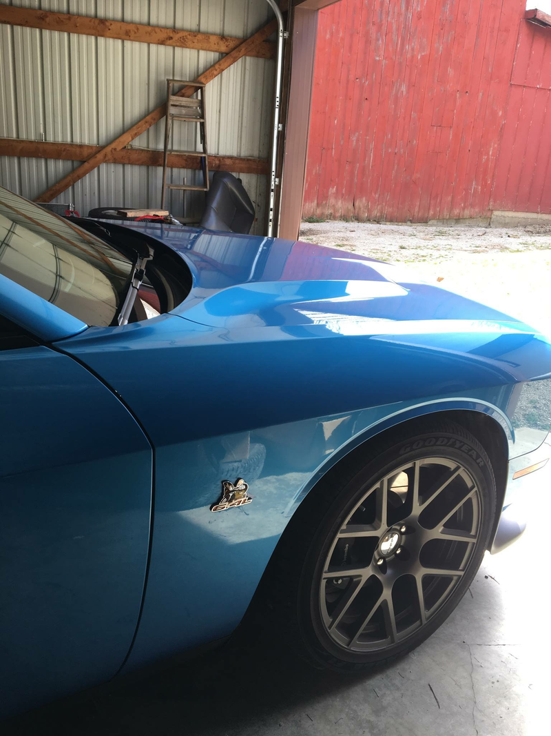 Forged wheels and the classic Scat Bumblebee denote that this isn’t just a basic RT